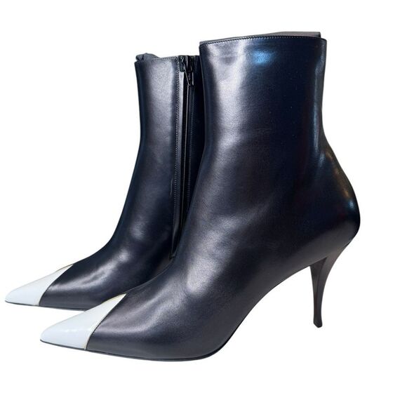 NWT YSL Jam Leather Ankle Boots - Picture 6 of 11